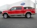 2009 Bright Red Ford F150 Lariat SuperCrew 4x4  photo #5