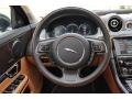 2015 Jaguar XJ London Tan/Jet Interior Steering Wheel Photo