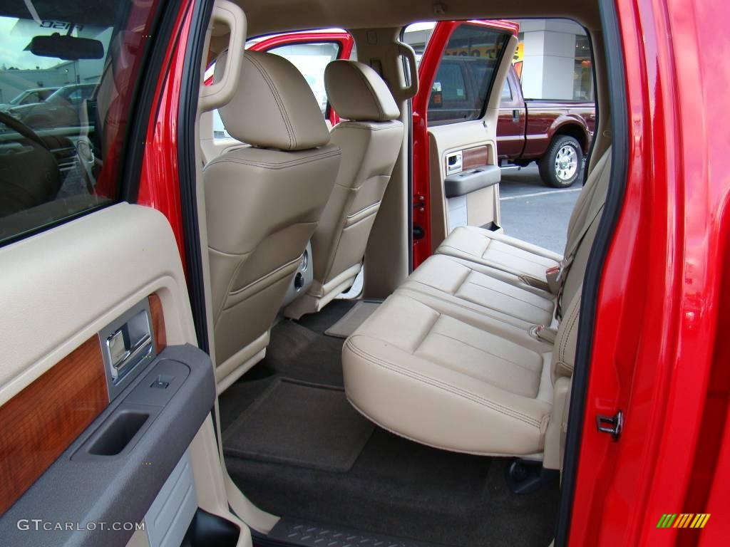 2009 Ford F150 Lariat SuperCrew 4x4 Rear Seat Photo #10558116