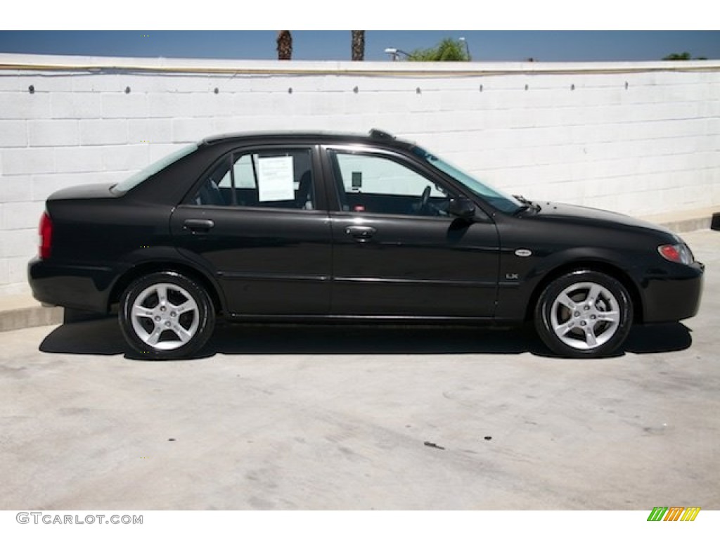 Black Mica 2003 Mazda Protege LX Exterior Photo #105581445
