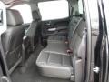 2015 Chevrolet Silverado 1500 Jet Black Interior Rear Seat Photo