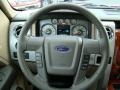 Camel/Tan 2009 Ford F150 Lariat SuperCrew 4x4 Steering Wheel