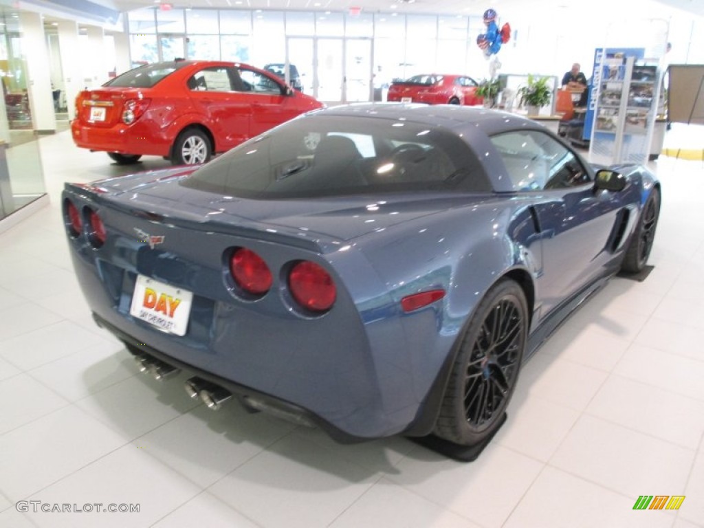 2011 Corvette Z06 - Supersonic Blue Metallic / Ebony Black photo #5