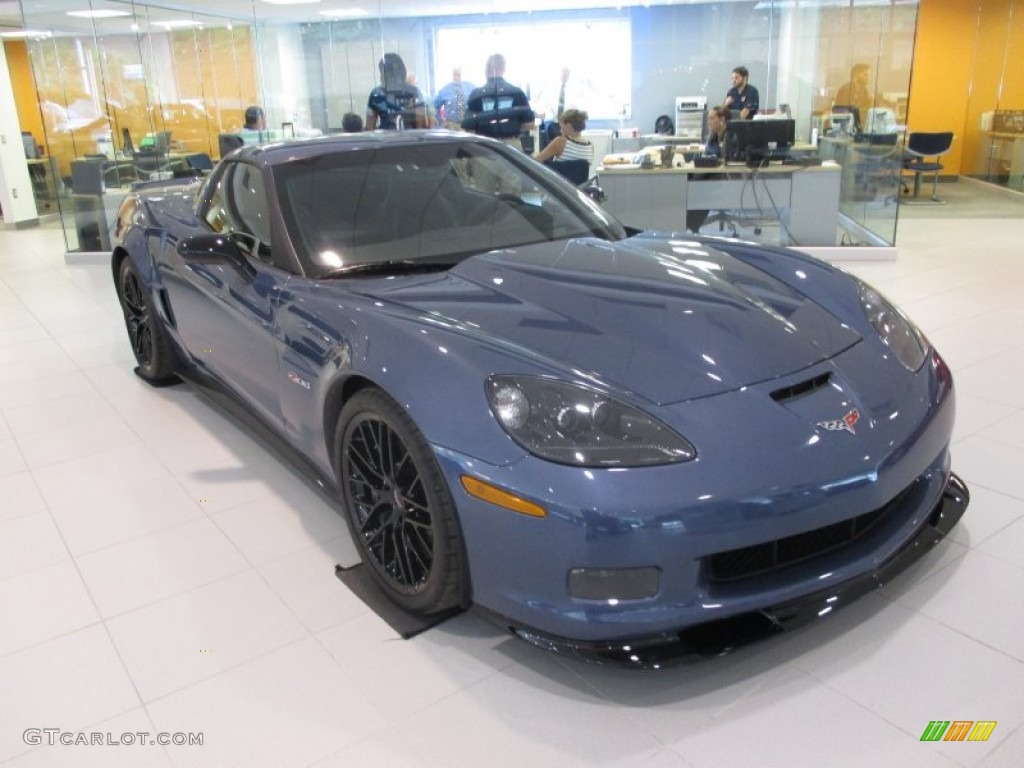 2011 Corvette Z06 - Supersonic Blue Metallic / Ebony Black photo #10