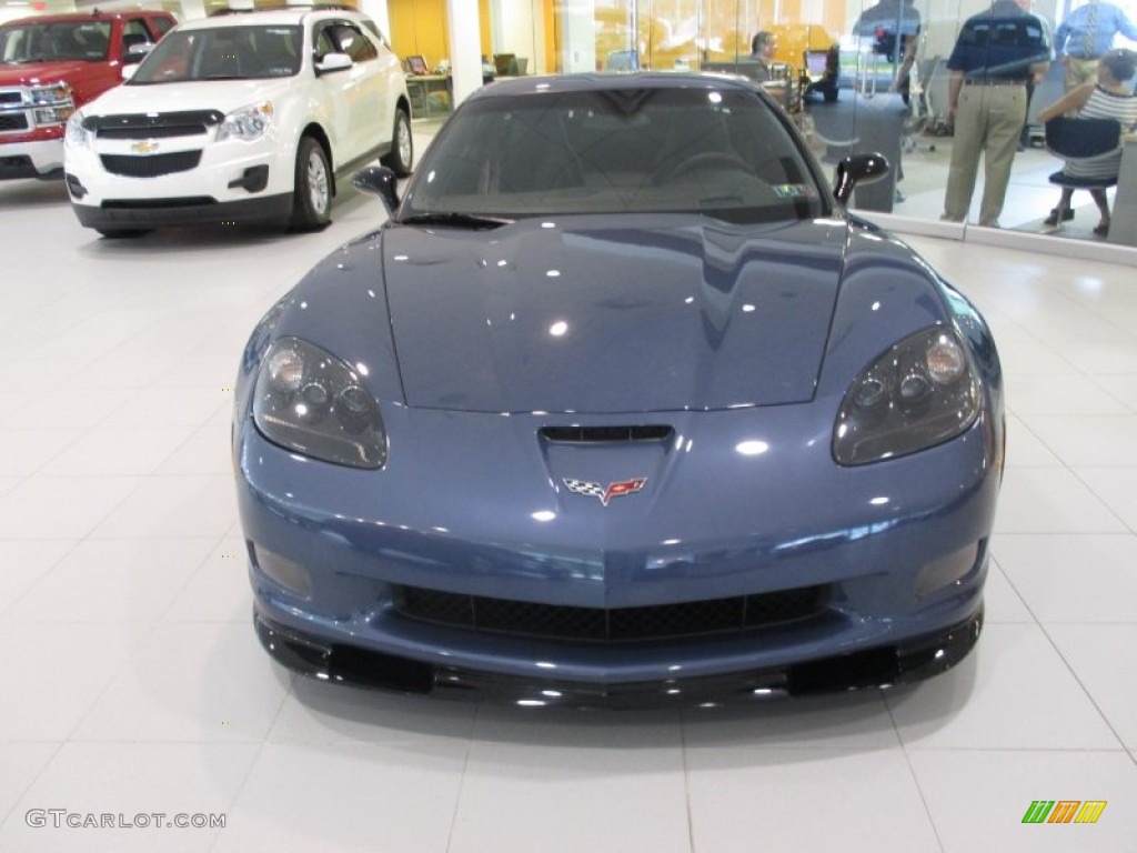 2011 Corvette Z06 - Supersonic Blue Metallic / Ebony Black photo #11