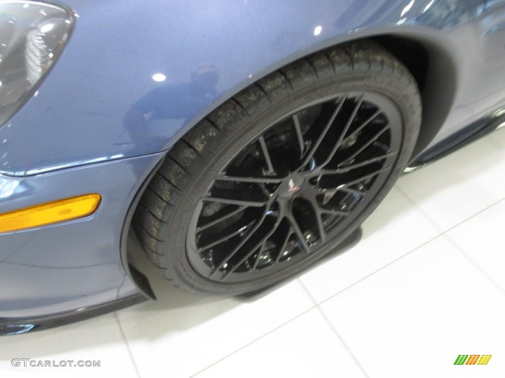 2011 Corvette Z06 - Supersonic Blue Metallic / Ebony Black photo #13