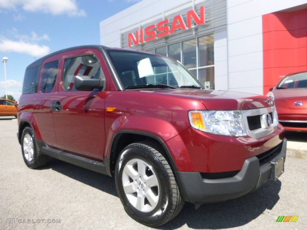 2011 Element EX 4WD - Tango Red Pearl / Gray photo #1