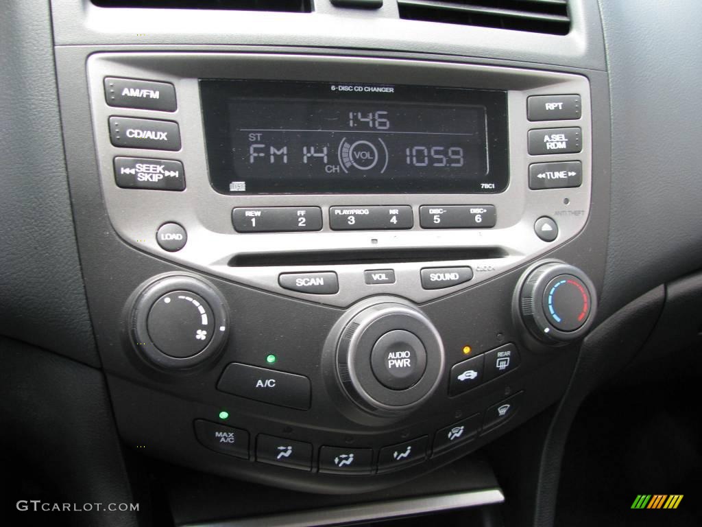 2006 Accord EX Sedan - Alabaster Silver Metallic / Black photo #14