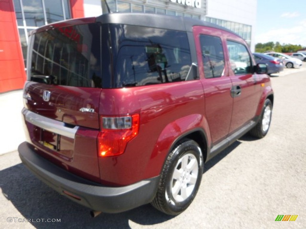 2011 Element EX 4WD - Tango Red Pearl / Gray photo #4