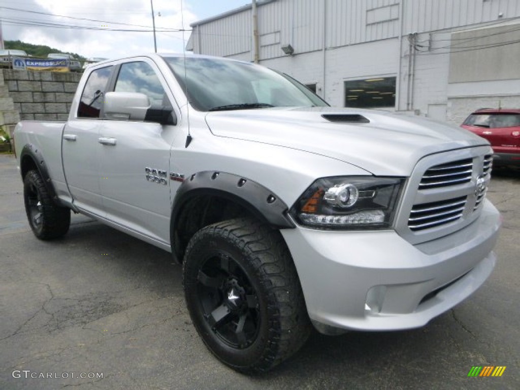 Bright Silver Metallic 2014 Ram 1500 Sport Quad Cab 4x4 Exterior Photo #105588957