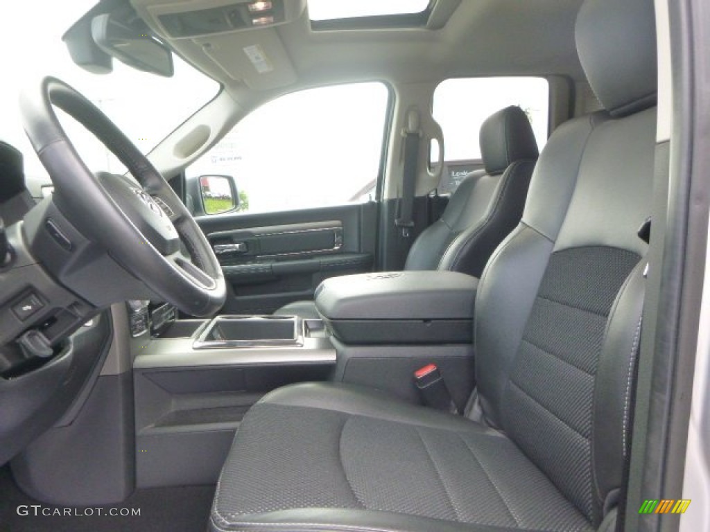2014 1500 Sport Quad Cab 4x4 - Bright Silver Metallic / Black photo #14