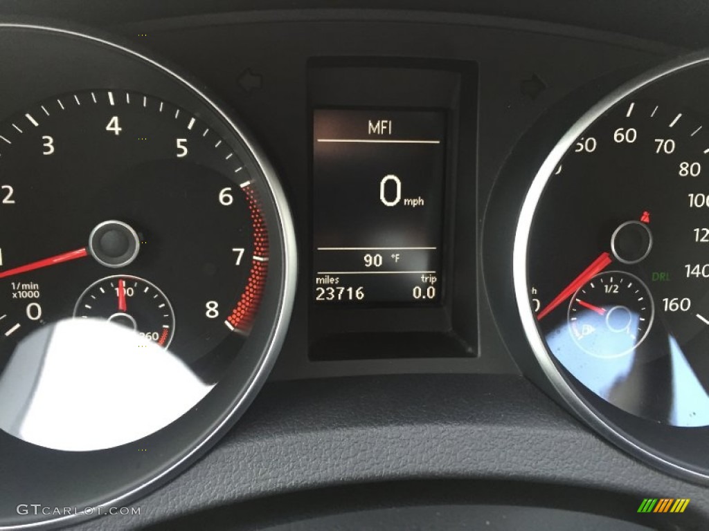2012 Golf 4 Door - Blue Graphite Metallic / Titan Black photo #16