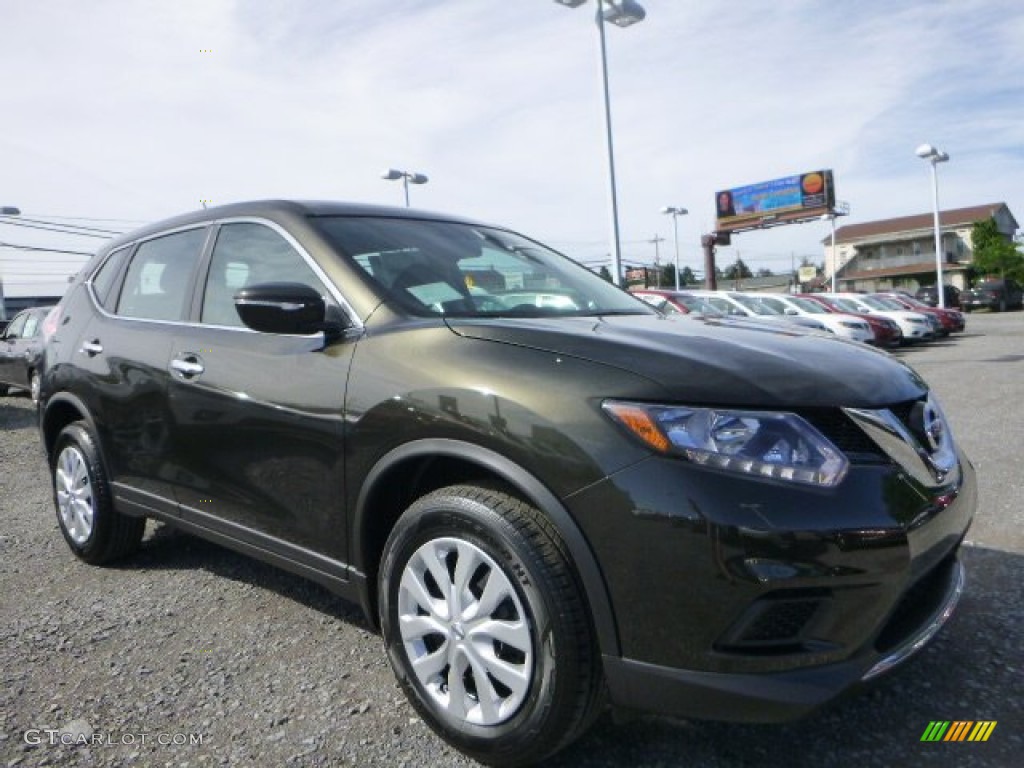 2015 Rogue S AWD - Midnight Jade / Charcoal photo #1