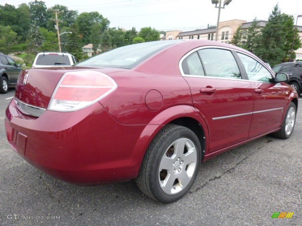 2007 Aura XE - Berry Red / Tan photo #2