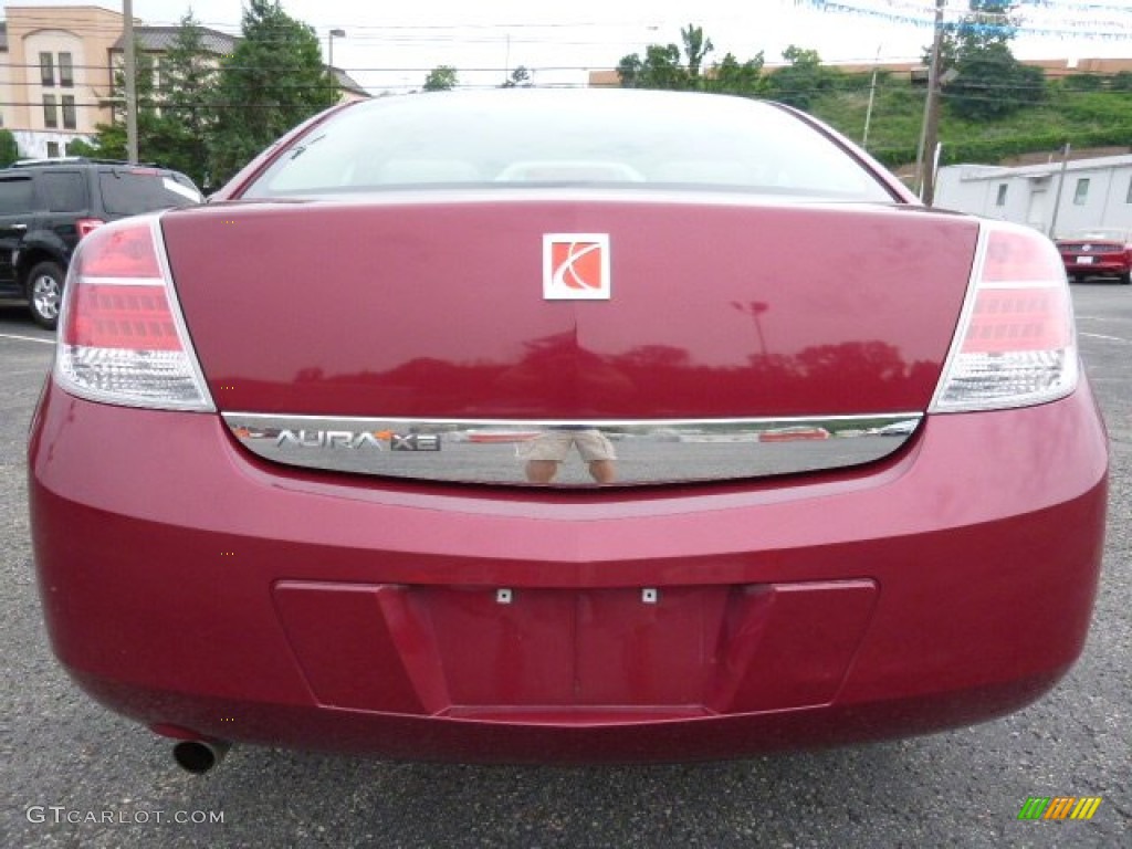 2007 Aura XE - Berry Red / Tan photo #3