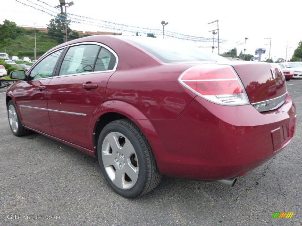 2007 Aura XE - Berry Red / Tan photo #4