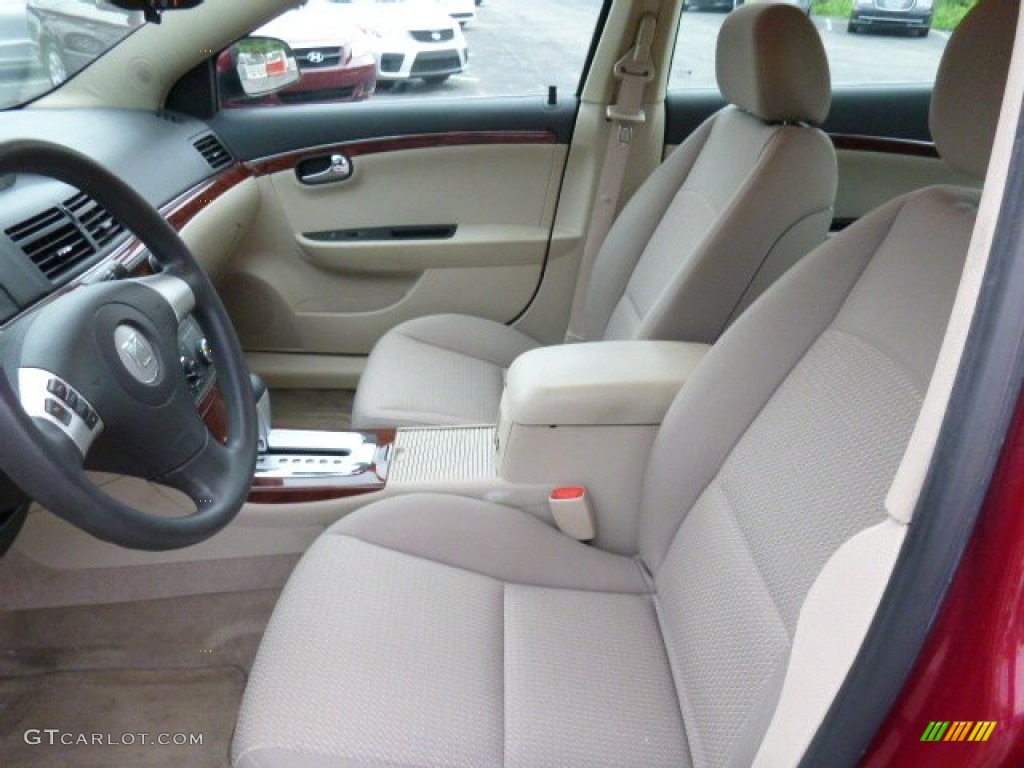 2007 Aura XE - Berry Red / Tan photo #8