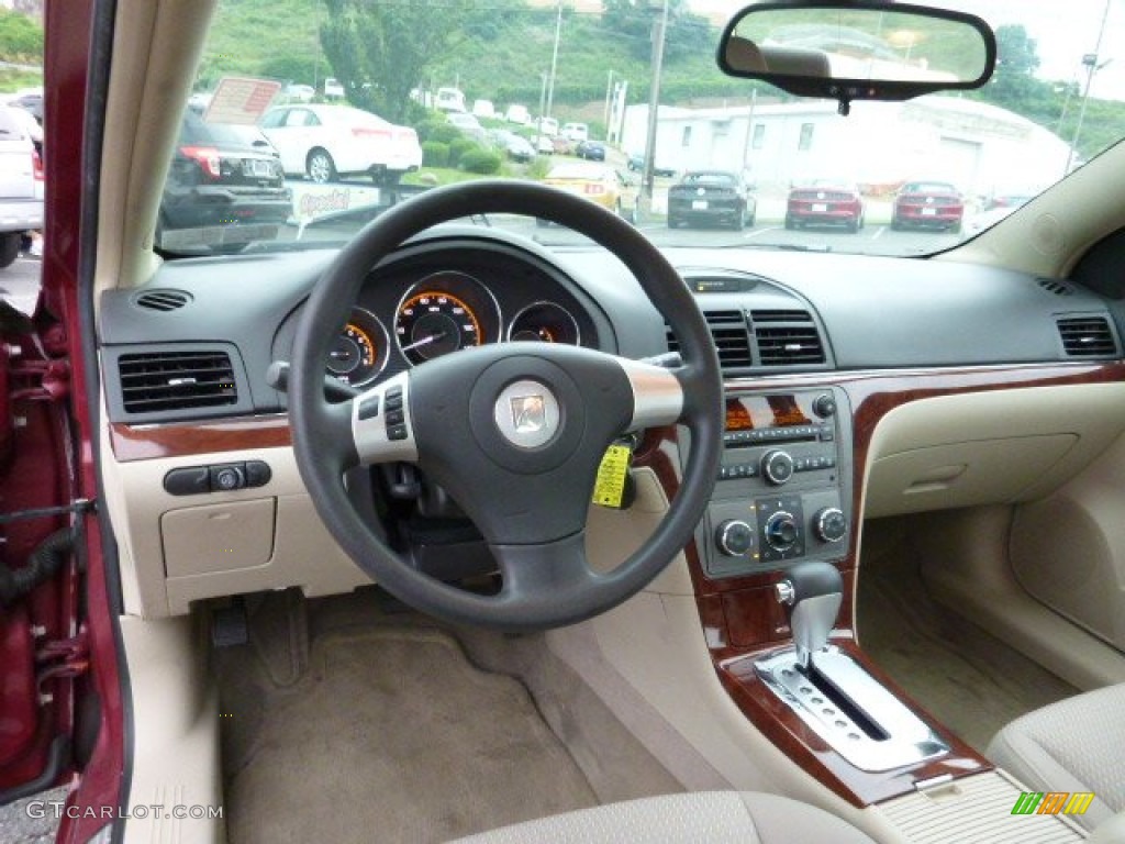 2007 Aura XE - Berry Red / Tan photo #10