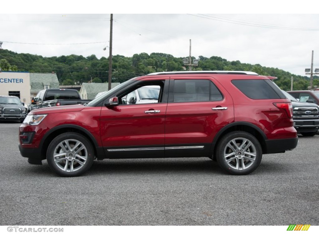 Ruby Red Metallic Tri-Coat 2016 Ford Explorer Limited 4WD Exterior Photo #105593154