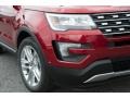 2016 Ruby Red Metallic Tri-Coat Ford Explorer Limited 4WD  photo #3