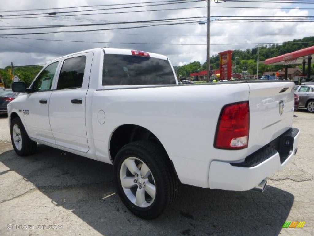 2015 1500 Express Crew Cab 4x4 - Bright White / Black/Diesel Gray photo #6