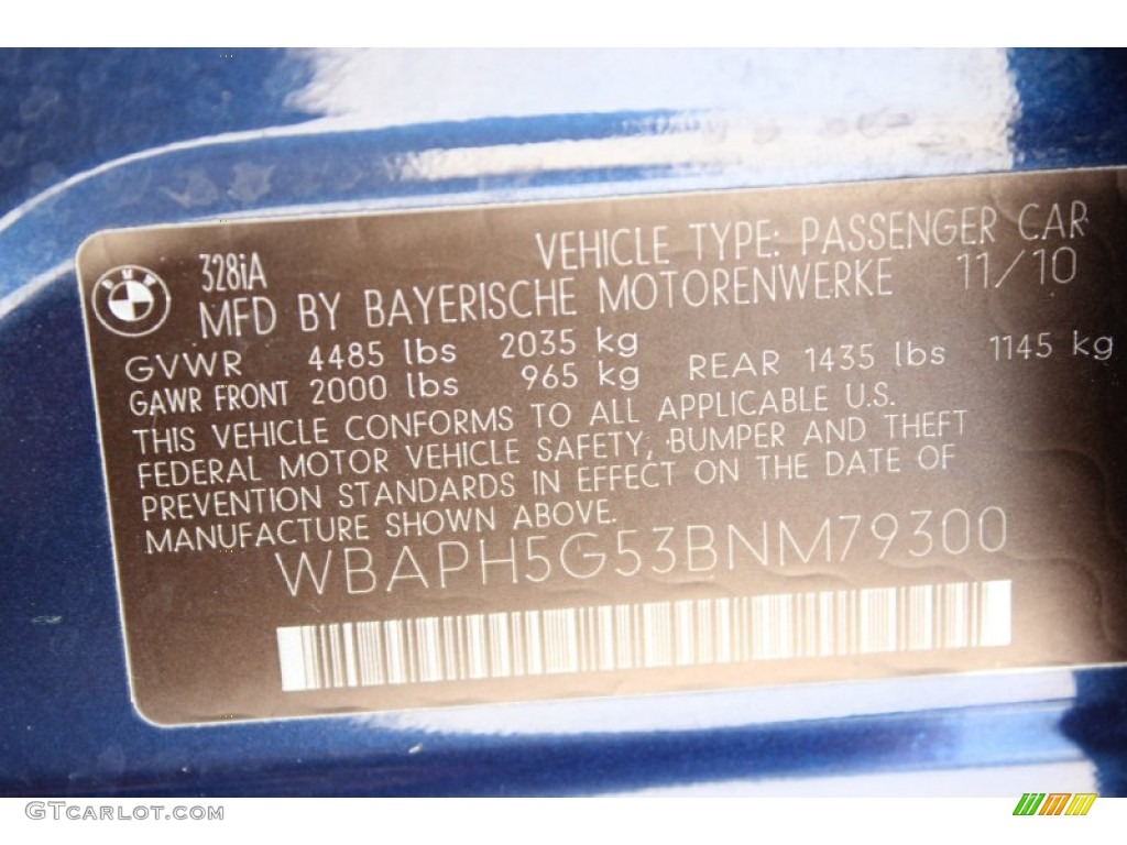 2011 3 Series 328i Sedan - Montego Blue Metallic / Saddle Brown Dakota Leather photo #54