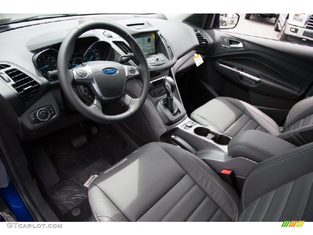 Charcoal Black Interior 2016 Ford Escape SE 4WD Photo #105593640