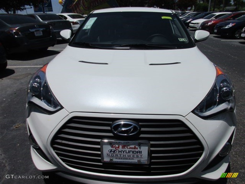 2015 Veloster Turbo - Elite White / Black photo #2