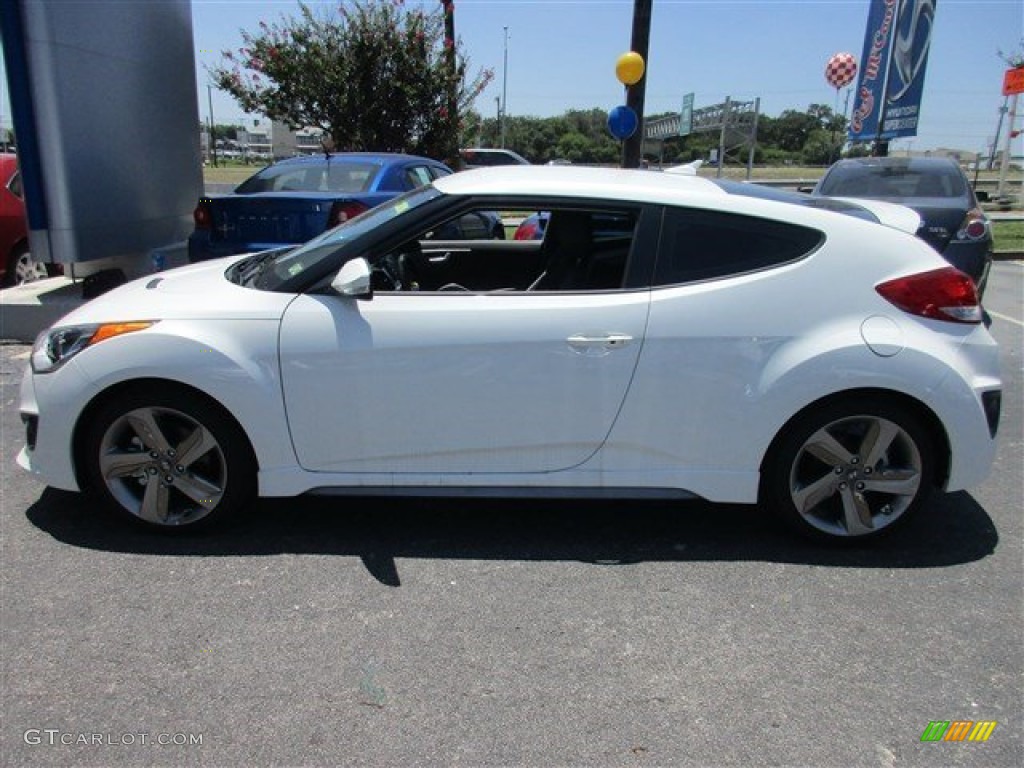 2015 Veloster Turbo - Elite White / Black photo #3