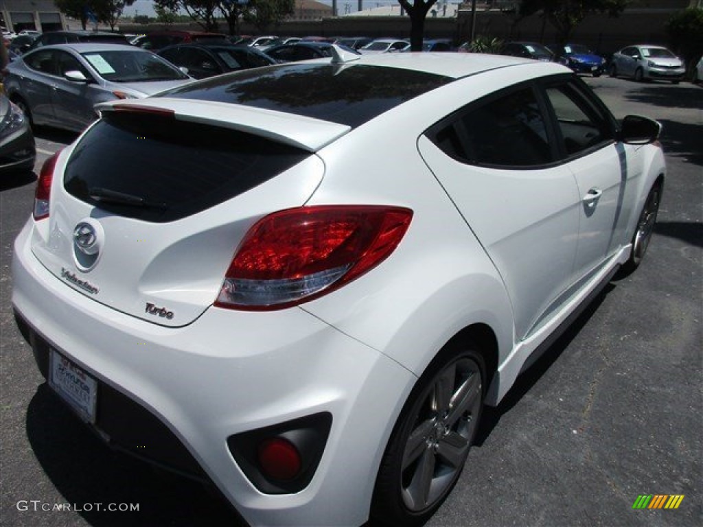 2015 Veloster Turbo - Elite White / Black photo #8