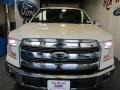 2015 White Platinum Tricoat Ford F150 Lariat SuperCrew  photo #2