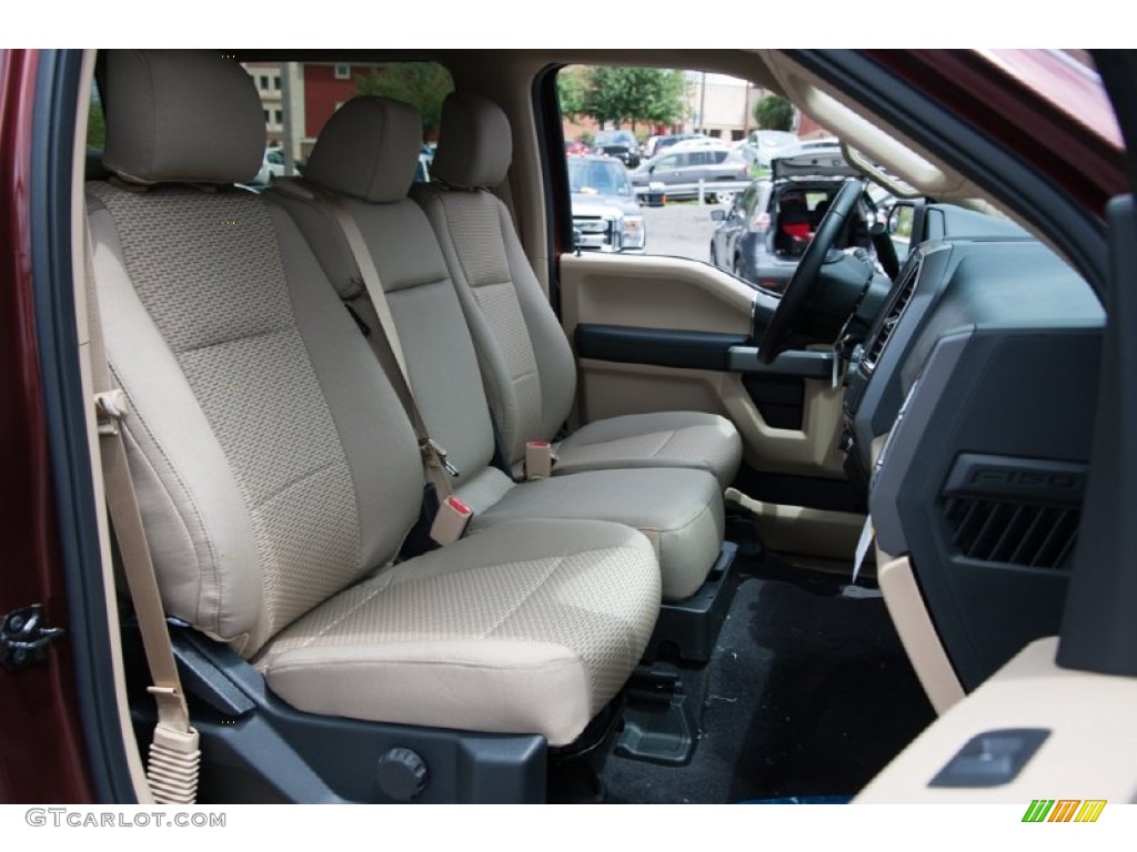 2015 F150 XLT SuperCrew 4x4 - Bronze Fire Metallic / Medium Light Camel photo #7