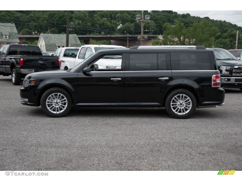 Tuxedo Black Metallic 2015 Ford Flex SEL AWD Exterior Photo #105594831