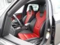 Black/Magma Red Front Seat Photo for 2015 Audi S4 #105596100