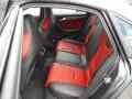 Black/Magma Red 2015 Audi S4 Premium Plus 3.0 TFSI quattro Interior Color