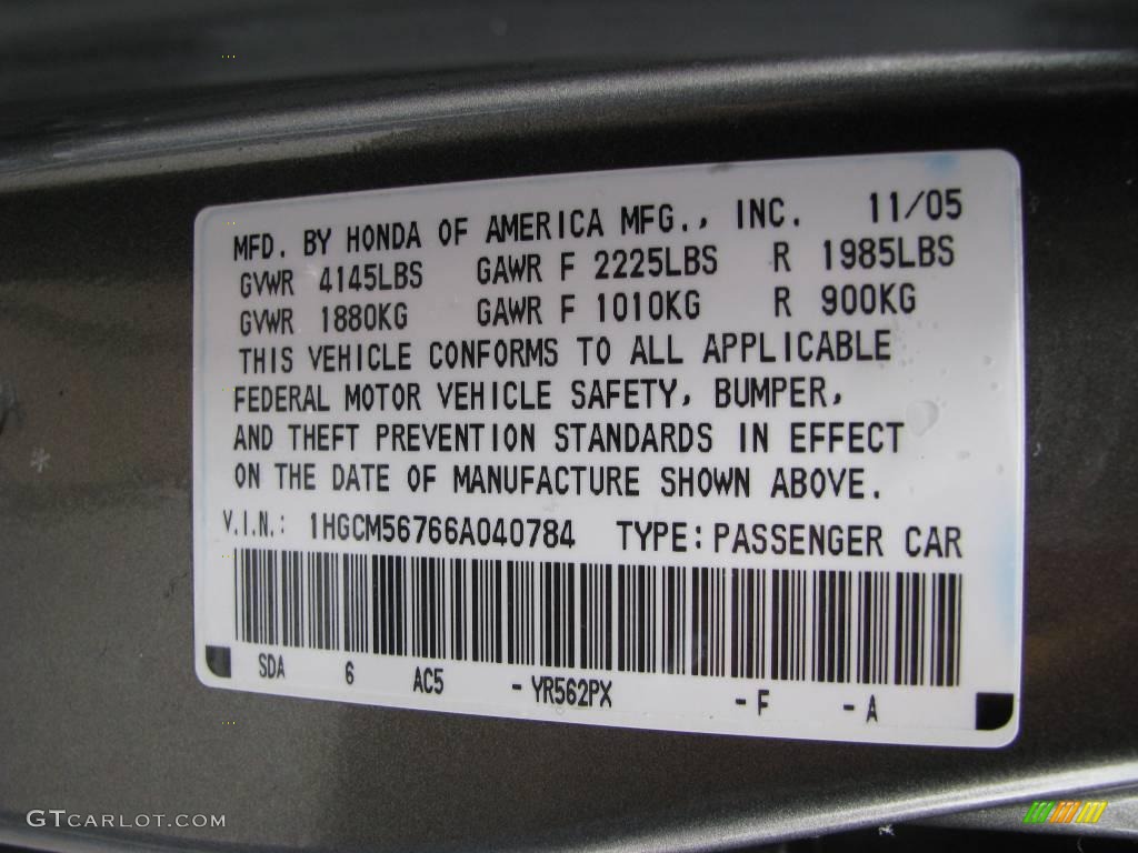 2006 Accord EX Sedan - Carbon Bronze Pearl / Ivory photo #14