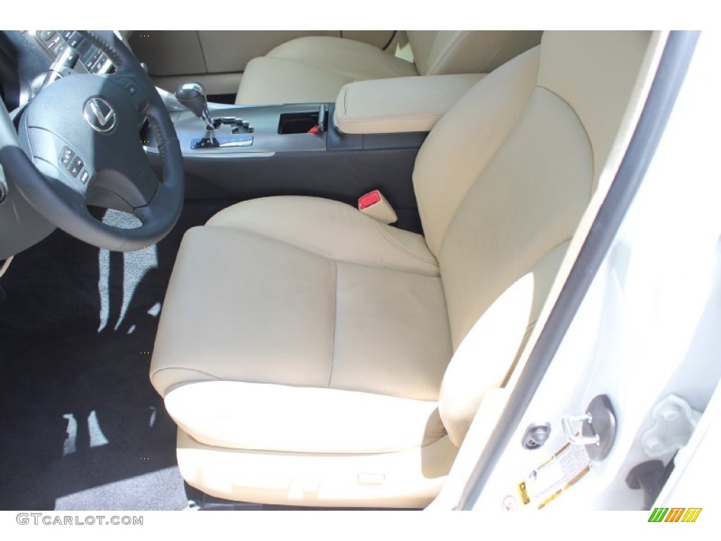 2008 IS 250 - Starfire White Pearl / Cashmere Beige photo #12