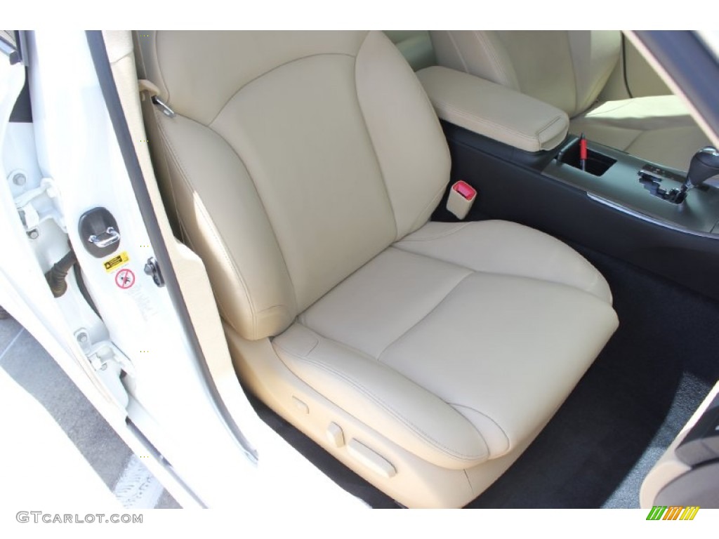 2008 IS 250 - Starfire White Pearl / Cashmere Beige photo #23