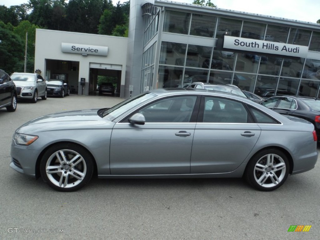 2015 A6 2.0T Premium Plus quattro Sedan - Quartz Gray Metallic / Black photo #2