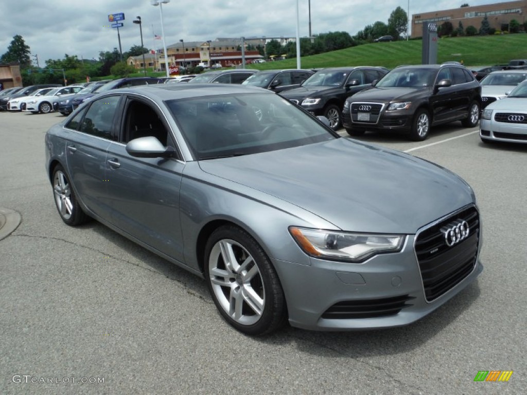 2015 A6 2.0T Premium Plus quattro Sedan - Quartz Gray Metallic / Black photo #8