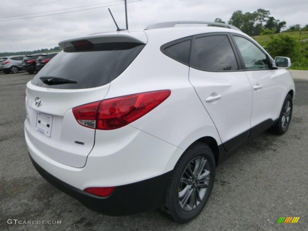 2015 Tucson SE AWD - Winter White / Beige photo #4