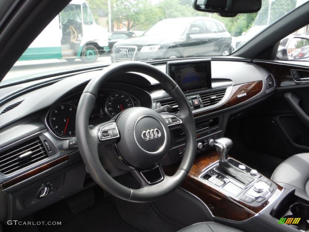 2015 A6 2.0T Premium Plus quattro Sedan - Quartz Gray Metallic / Black photo #16