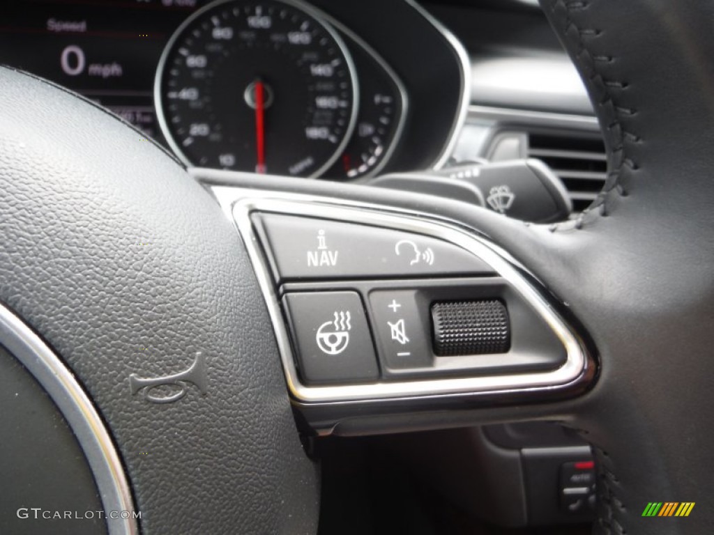 2015 A6 2.0T Premium Plus quattro Sedan - Quartz Gray Metallic / Black photo #28