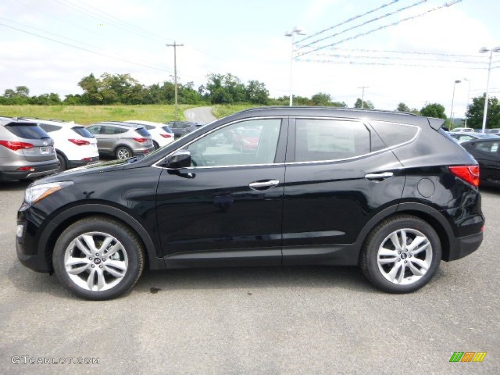 Twilight Black 2016 Hyundai Santa Fe Sport 2.0T AWD Exterior Photo #105599445