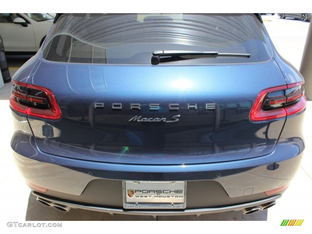 2016 Macan S - Dark Blue Metallic / Agate Grey photo #7