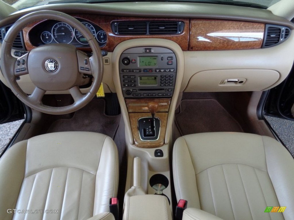 2008 X-Type 3.0 Sedan - Ebony Black / Champagne photo #6