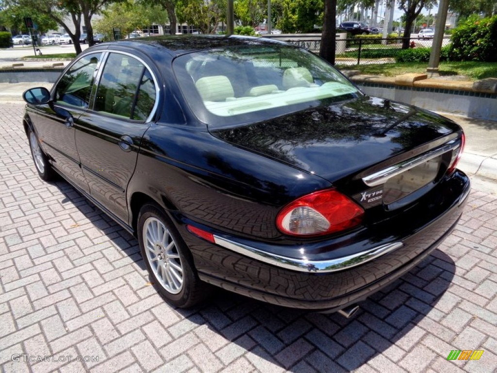 2008 X-Type 3.0 Sedan - Ebony Black / Champagne photo #9