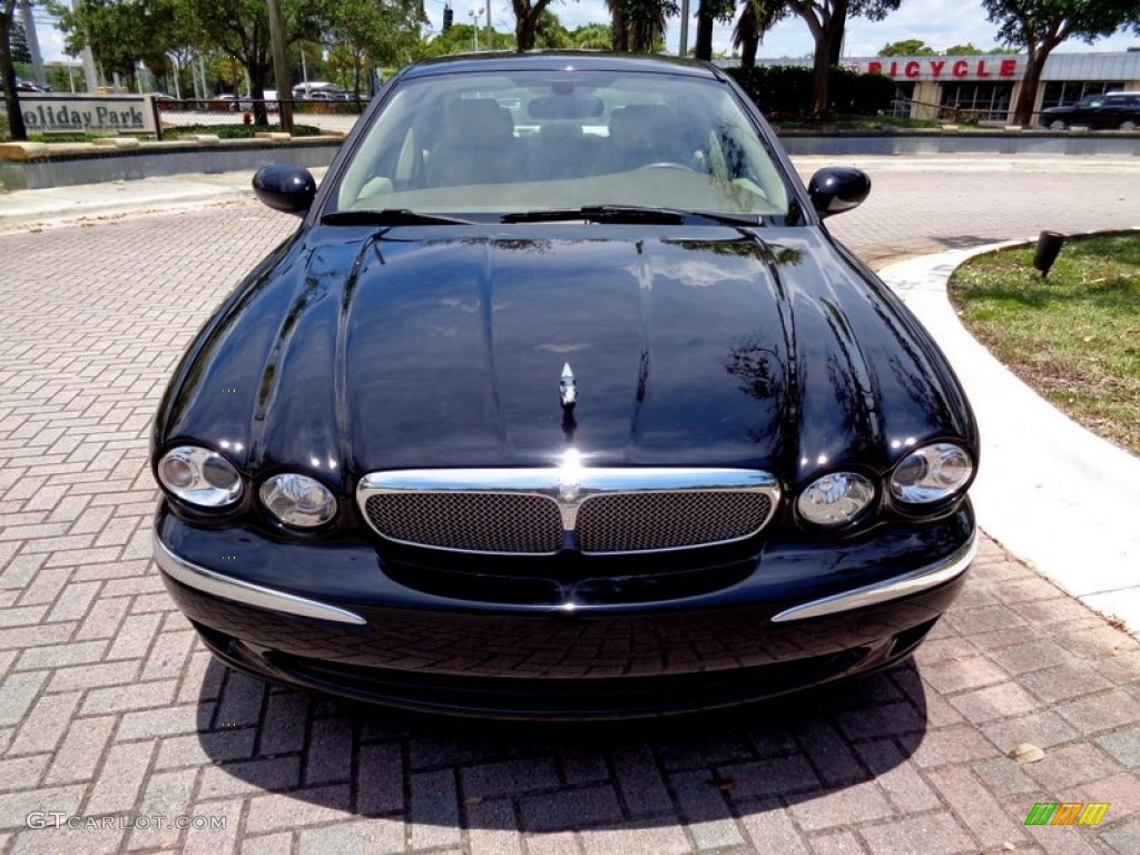 2008 X-Type 3.0 Sedan - Ebony Black / Champagne photo #15