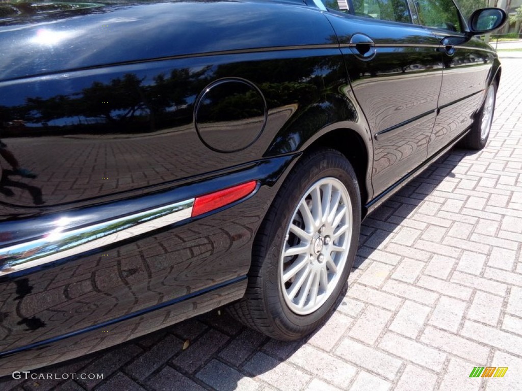 2008 X-Type 3.0 Sedan - Ebony Black / Champagne photo #21