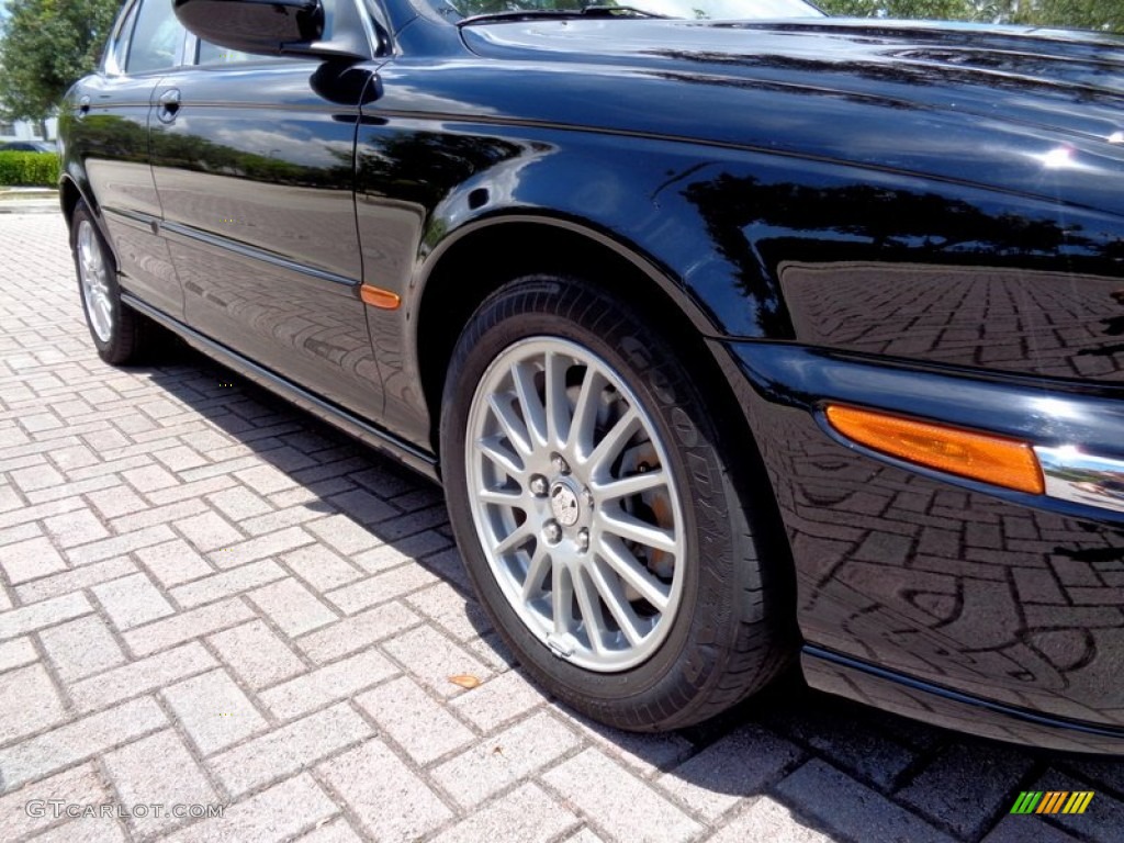 2008 X-Type 3.0 Sedan - Ebony Black / Champagne photo #23